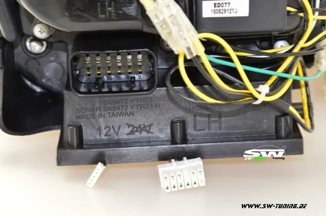 SW-Light Xenon Scheinwerfer passend für Porsche Cayenne I 955 9PA 02-07 LED Standlicht chrom