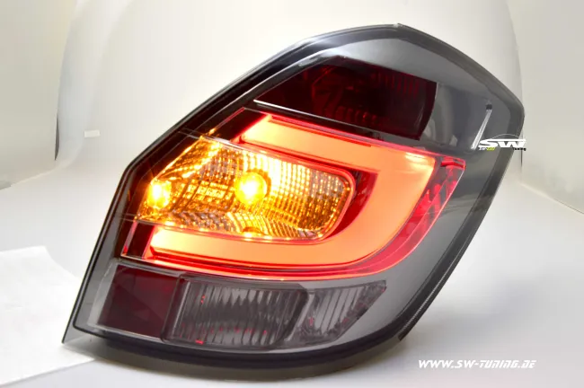 SW-Celis LED taillights Skoda Fabia II 5j 07-15 smoke Lightbar 5Doors