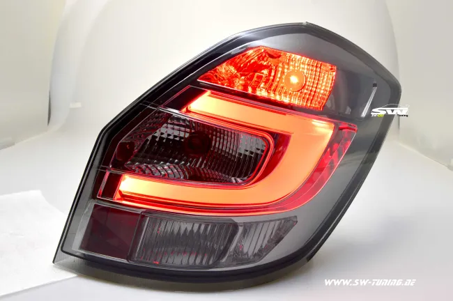 SW-Celis LED taillights Skoda Fabia II 5j 07-15 smoke Lightbar 5Doors