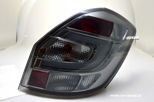 SW-Celis LED taillights Skoda Fabia II 5j 07-15 smoke Lightbar 5Doors