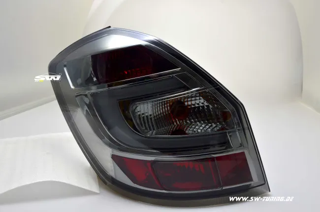 SW-Celis LED taillights Skoda Fabia II 5j 07-15 smoke Lightbar 5Doors