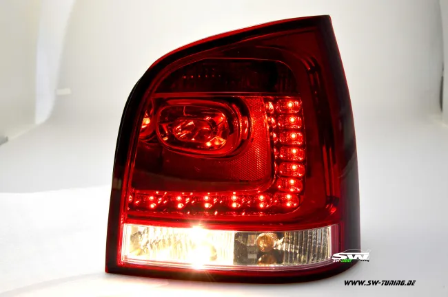 SW-Light LED Rückleuchten passend für VW Polo 9N3 Facelift 05-09 red/chrome