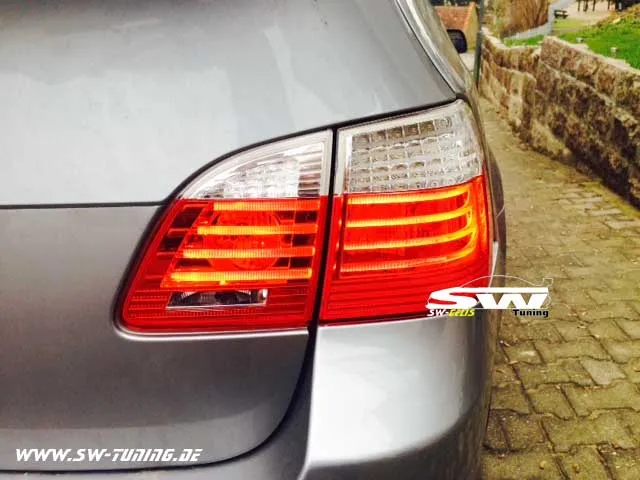 SW-Celi LED Rückleuchten passend für BMW 5er E61 Touring 04-10 red/clear auch LCI