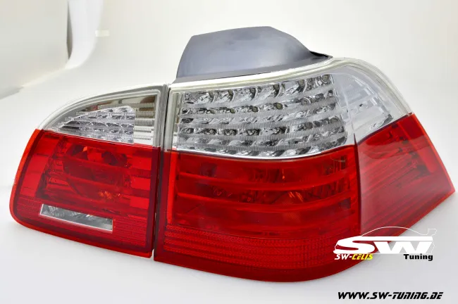 SW-Celi LED Rückleuchten passend für BMW 5er E61 Touring 04-10 red/clear auch LCI