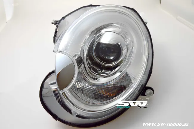 SW-LTube Scheinwerfer für Mini R56/57/55/58/59 06-10 LED Lighttube chrom