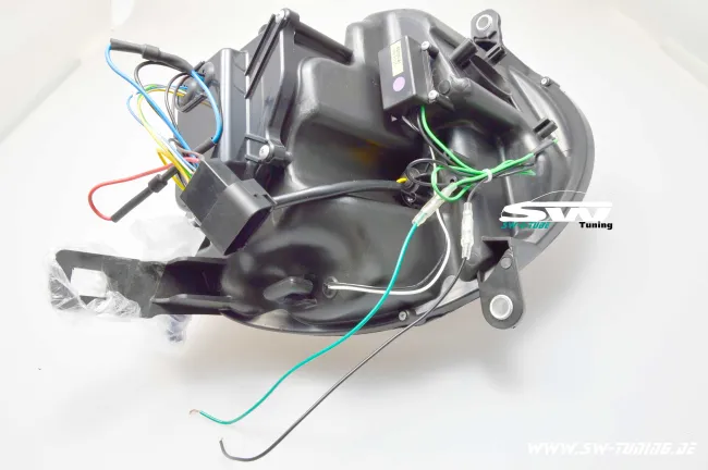 SW-LTube Scheinwerfer für Mini R56/57/55/58/59 06-10 LED Lighttube chrom