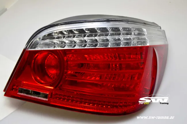 SW-Celis LED taillights for 5Series BMW E60 Sedan 04-10 red/clear also LCI