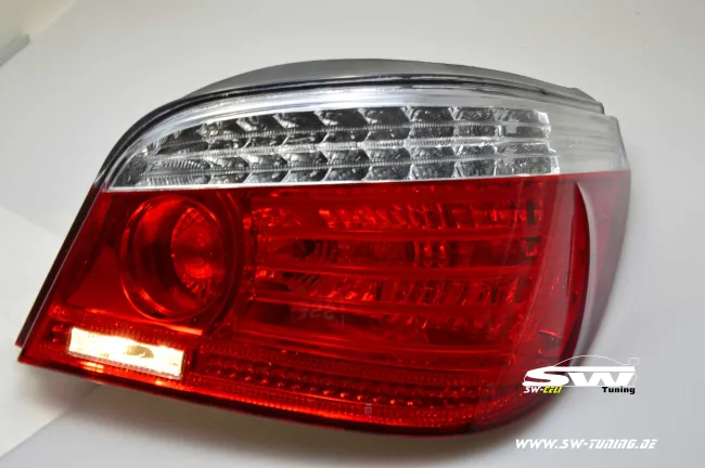 SW-Celis LED taillights for 5Series BMW E60 Sedan 04-10 red/clear also LCI