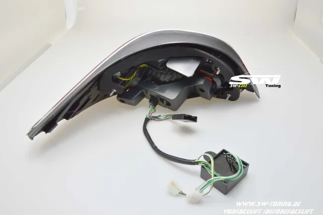 SW-Celis LED taillights for 5Series BMW E60 Sedan 04-10 red/clear also LCI