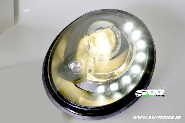 SW-Light headlights for VW NEW Beetle 9C 97-04 black LED parking light