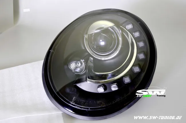 SW-Light headlights for VW NEW Beetle 9C 97-04 black LED parking light