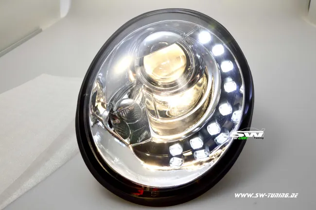 SW-Light headlights VW NEW Beetle 9C 97-04 chrome/black LED parking light