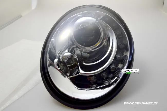 SW-Light headlights VW NEW Beetle 9C 97-04 chrome/black LED parking light