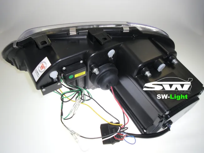 SW-Light Scheinwerfer VW Touran 1T/ Caddy 03-06 LED Standlicht chrome