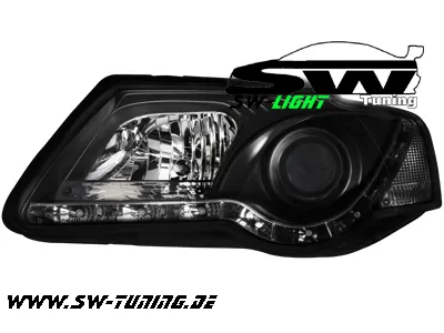SW-Light headlights VW Passat 3C 05-10 LED parking lamp black