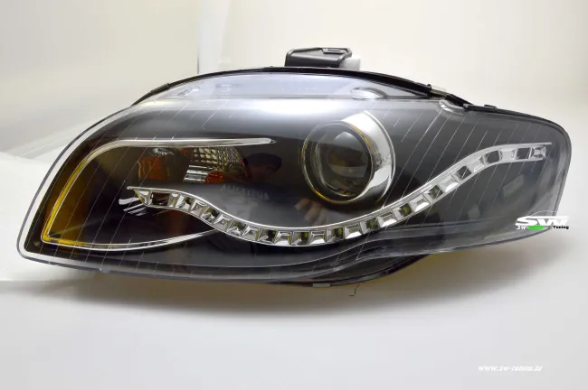 SW-Light Scheinwerfer AUDI A4 B7 & Cabrio 8H 04-08 LED Standlicht black