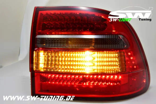 SW LED Rückleuchten passend für Porsche Cayenne 9PA/1 955 03-07 red/smoke