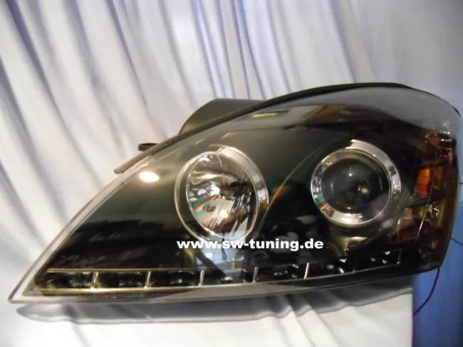 SW-Light headlights KIA CEED 06-09 LED-positionslight black