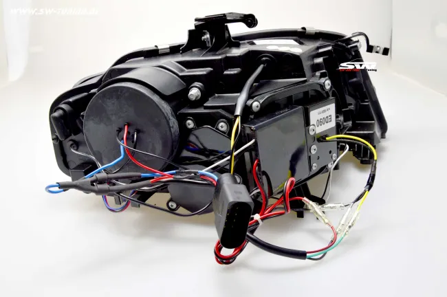 SWDRL Scheinwerfer AUDI A4 B8 Typ 8K 08-11 LED-TFL R87 black