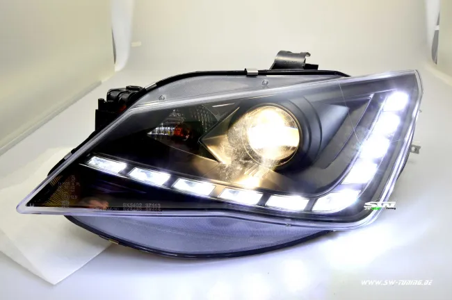 SW-Light Scheinwerfer Seat Ibiza 6J Facelift 13-15 LED Standlicht black