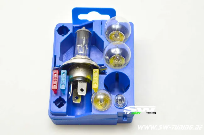 Auto Lamp Ersatzbox H4 Set 8 pieces + fuse