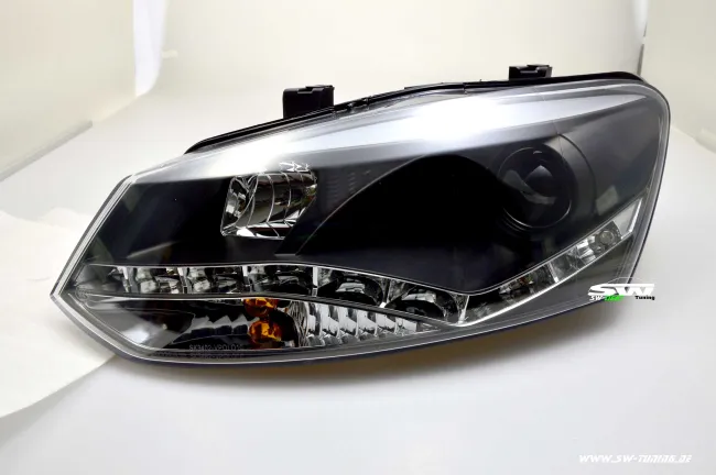 SW-Light Scheinwerfer VW Polo V 6R 10-13 LED Standlicht black