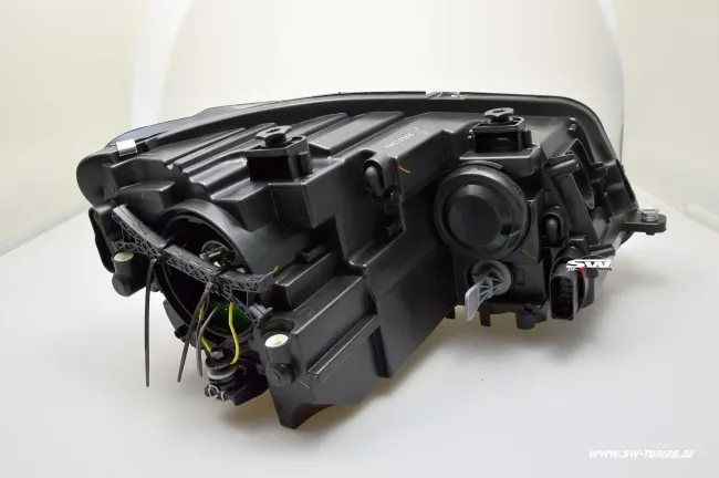 SW-DRL headlights suitable for VW Touran GP2 Facelift Type 1T 10-14 LED DRL R87 black