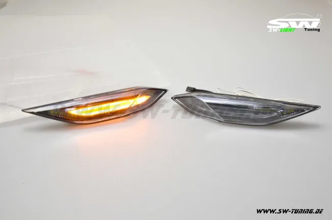SWLight LED side markers for Porsche Cayenne II 958 92A 11-14 smoke (not GTS)
