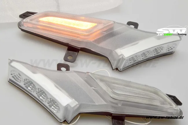 SWLight LED Seitenblinker für Porsche Cayenne I 957 9PA 07-11 Facelift weiss