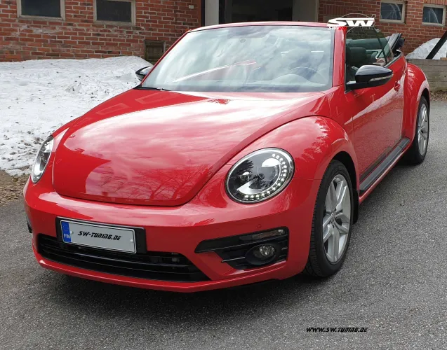 SW-DRL headlights suitable for VW Beetle 5C 12-18 LED DRL Black