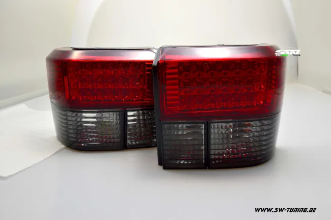 SW-Light LED Rückleuchten passend für VW T4 90-03 red smoke