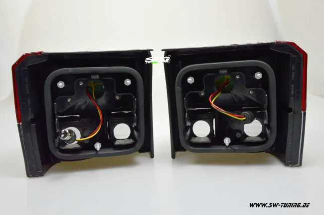 SW-Light LED Rückleuchten passend für VW T4 90-03 red smoke