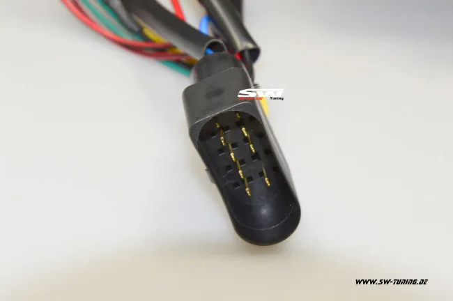 SW-DRLtube Scheinwerfer VW Golf VI 08-12 LED TFL U-Lighttube black Black-Line