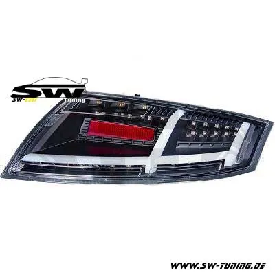 SW-Celi LED Rückleuchten passend für Audi TT Typ 8J black/clear 2006-2014