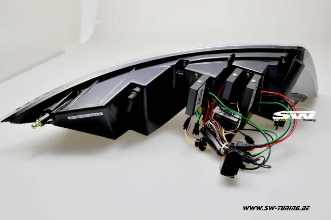 SW-Celi LED Rückleuchten passend für Audi TT Typ 8J black/clear 2006-2014