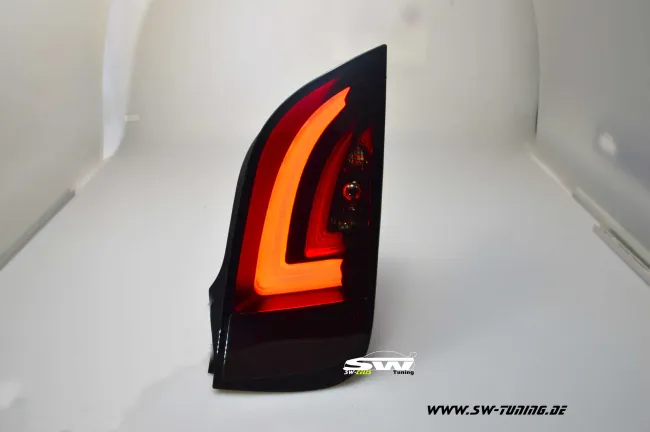 SWCeli LED Rückleuchten passend für VW UP! Skoda Citigo 11-16 black/smoke Lightbar