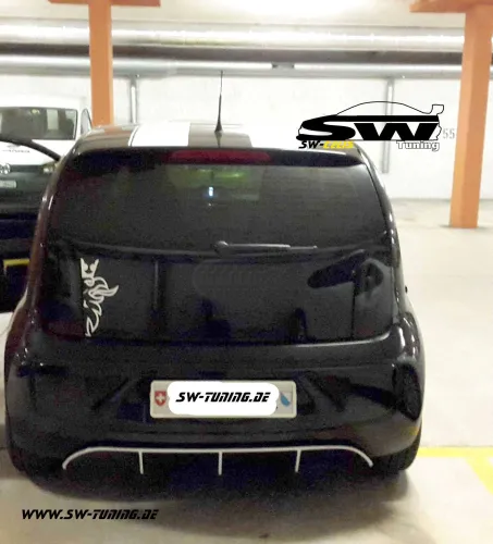 SWCeli LED Rückleuchten passend für VW UP! Skoda Citigo 11-16 black/smoke Lightbar