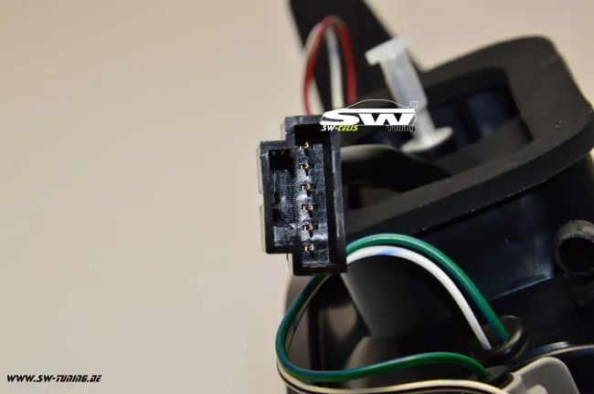 SWCeli LED Rückleuchten passend für VW UP! Skoda Citigo 11-16 black/smoke Lightbar