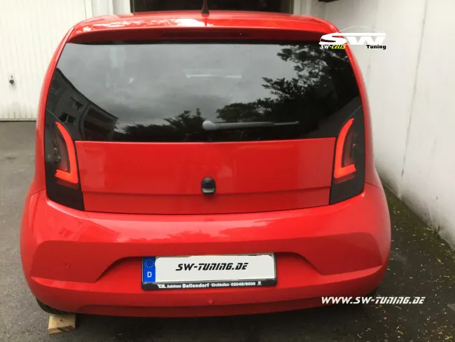 SWCeli LED Rückleuchten für Seat Mii 13-16 black/smoke Lightbar
