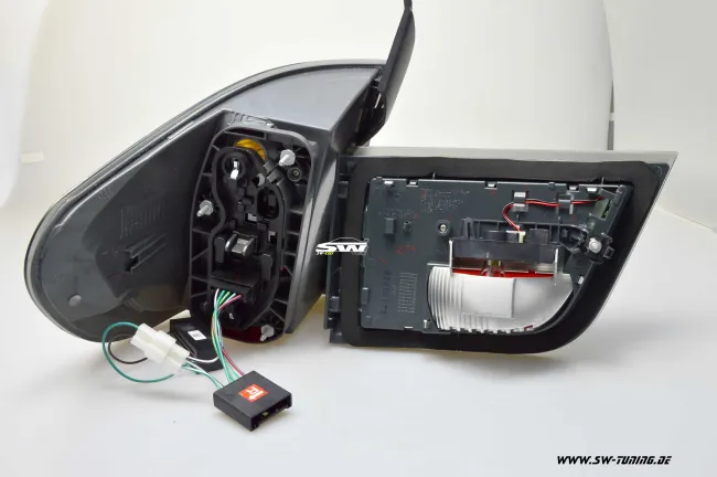 SW-Celi LED taillights BMW X5 E70 06-13 smoke black Lightbar