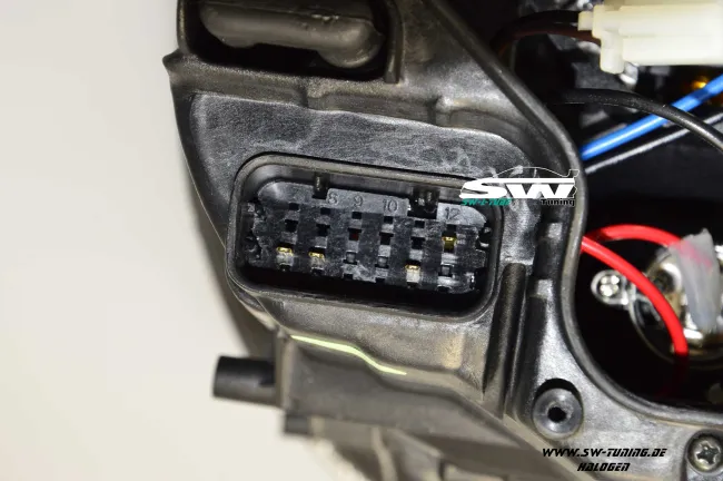 SW-Ltube Halogen Scheinwerfer für Porsche 911 997 04-08 LED Standlicht Black