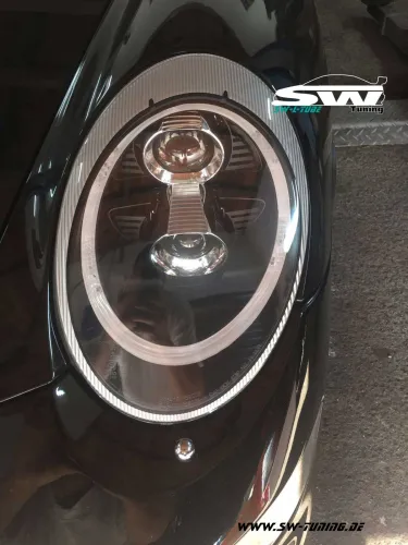 SW-Ltube Halogen Scheinwerfer für Porsche 911 997 04-08 LED Standlicht Black