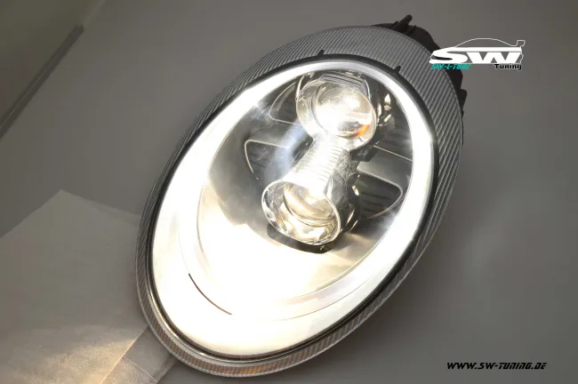 SW-Ltube Xenon Scheinwerfer für Porsche 911 997 04-08 LED Standlicht chrom