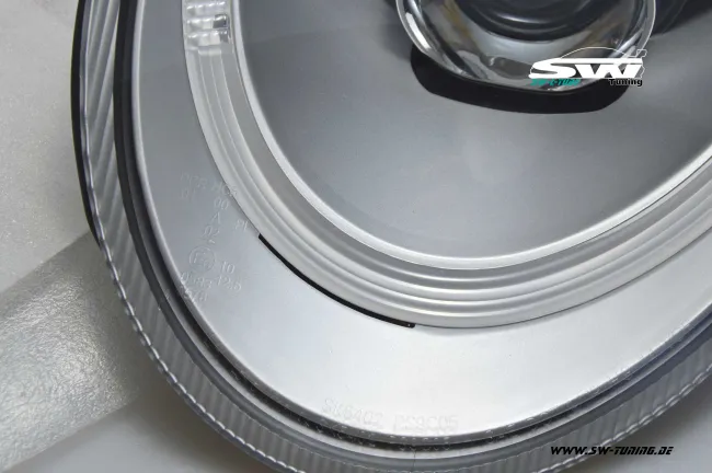 SW-Ltube Xenon Scheinwerfer für Porsche 911 997 04-08 LED Standlicht chrom