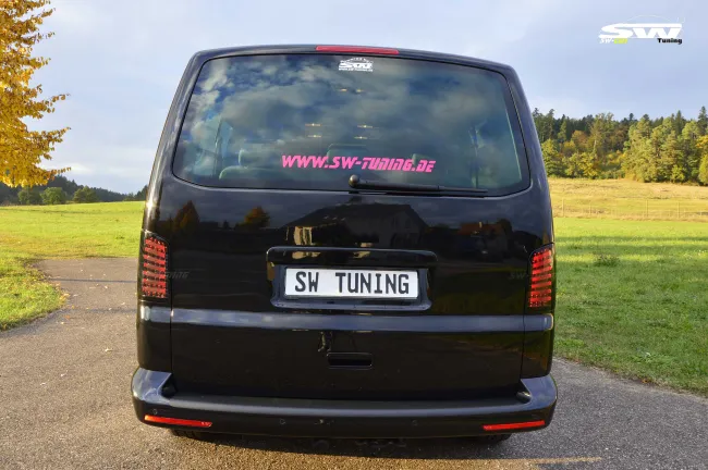 SW-Celi LED Rückleuchten passend für VW T5 Typ 7H 7E 03-15 Lightbar smoke