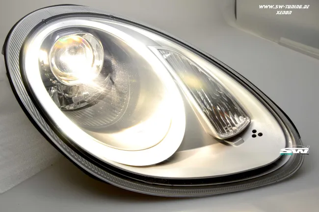 SW-Ltube Xenon Scheinwerfer für Porsche Boxster Cayman 987 05-08 LED Standlicht chrom
