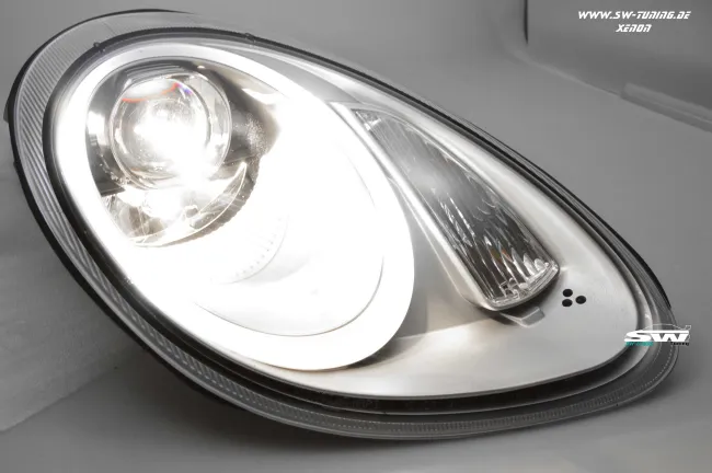SW-Ltube Xenon Scheinwerfer für Porsche Boxster Cayman 987 05-08 LED Standlicht chrom