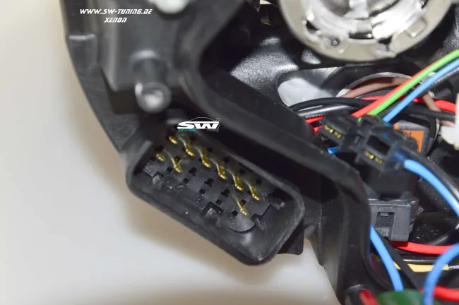 SW-Ltube Xenon Scheinwerfer für Porsche Boxster Cayman 987 05-08 LED Standlicht chrom