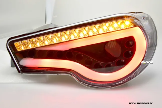 SW-Celi LED Rückleuchten für Toyota GT86 / Subaru BRZ 12-16 Black Lightbar