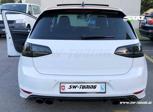 SWLight LED Rückleuchten passend für VW Golf 7 Limo AU 12-16 black/smoke (auch für Werks LED)